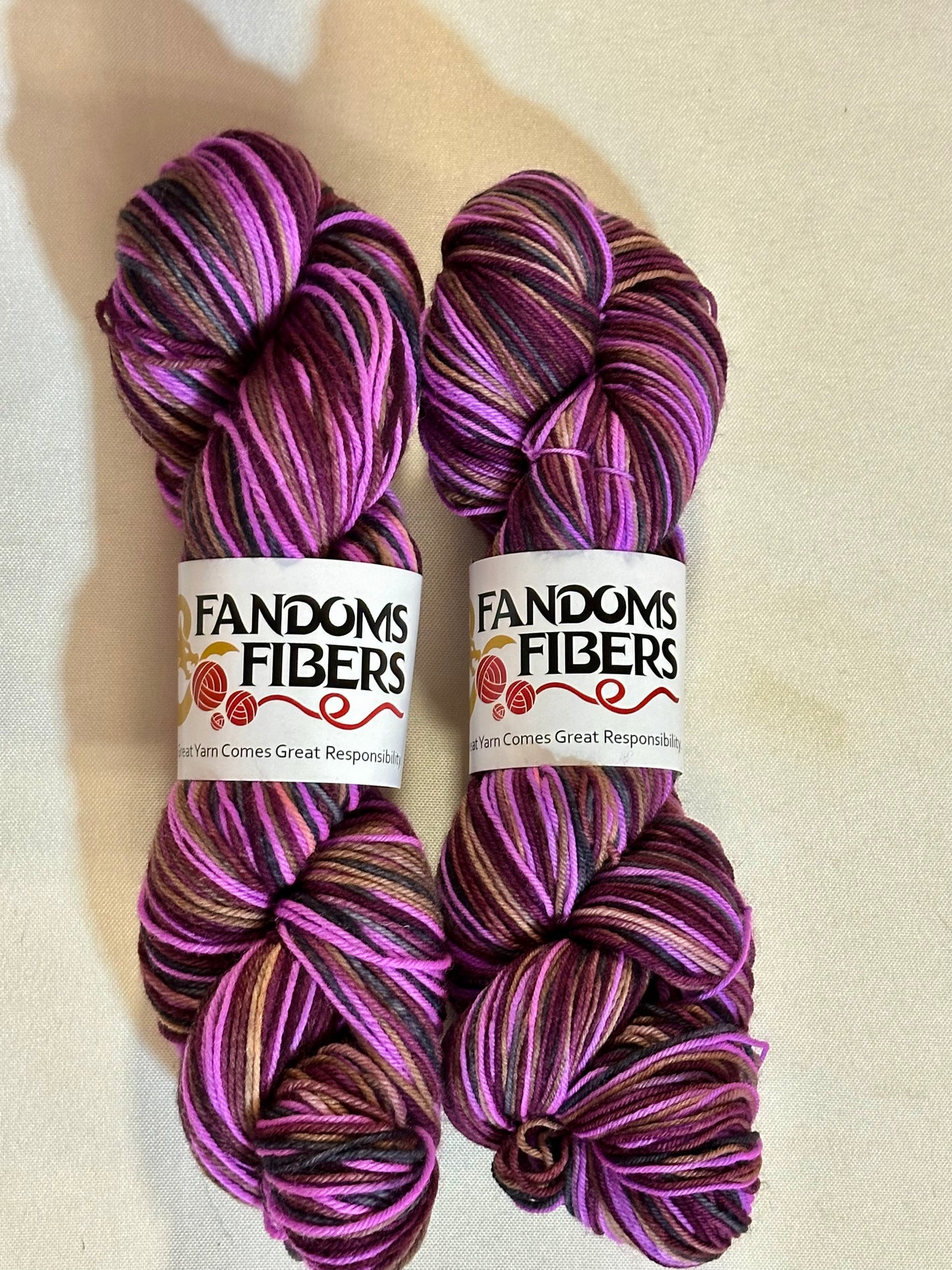 Do I Knit Like a Bit**? – Self-Striping Yarn in Shades of Purple