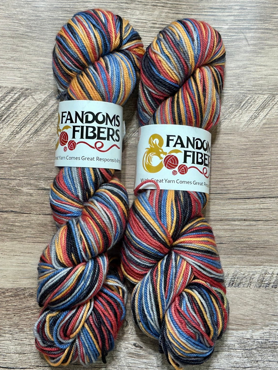 Battle of the Garbage Dump – Self-Striping Yarn
