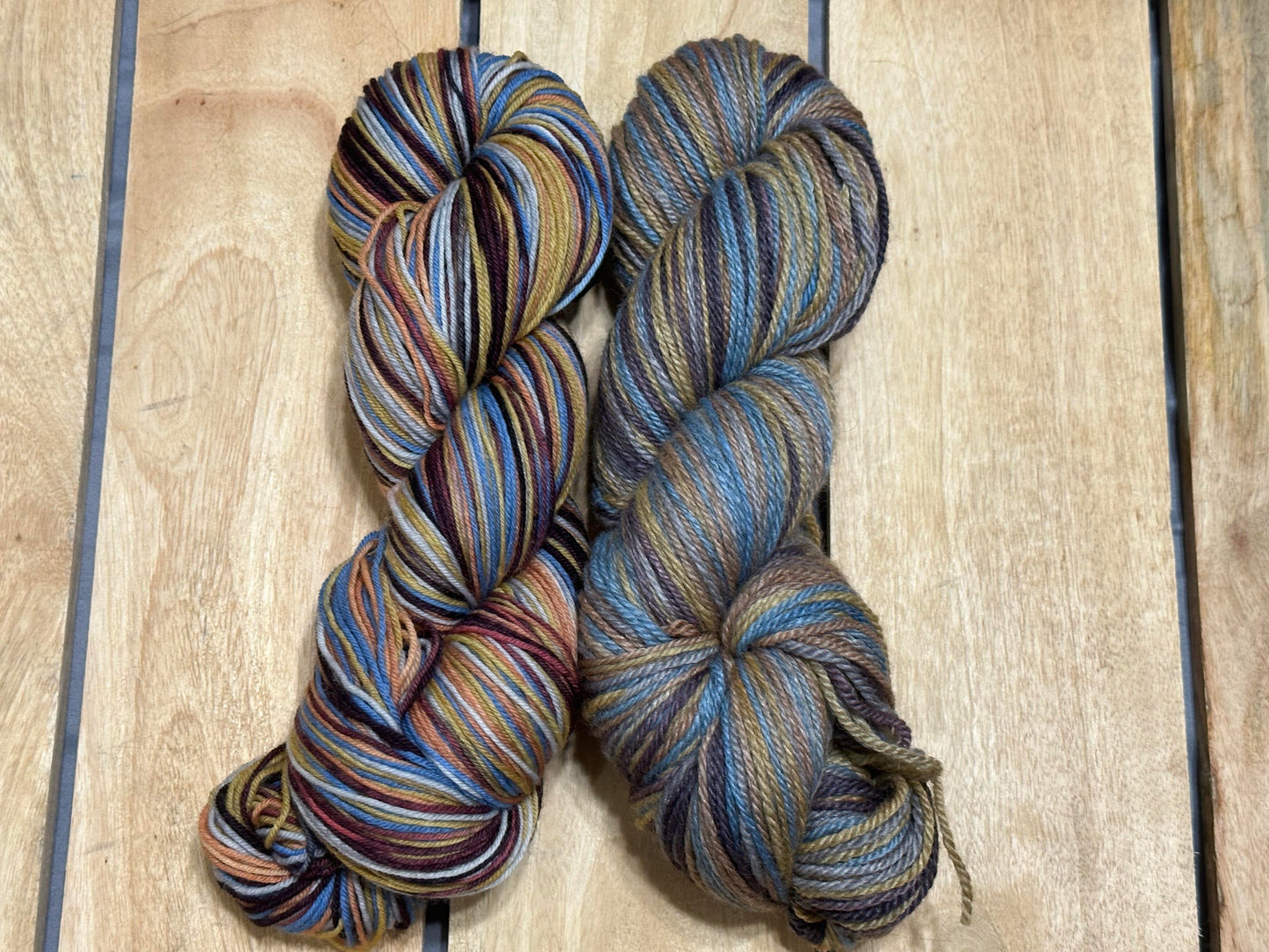 Threshing - Self-Striping Yarn