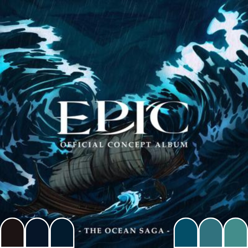 Ocean Saga - Self Striping Sock Set Preorder