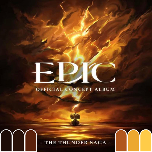 Thunder Saga - Self Striping Sock Set Preorder