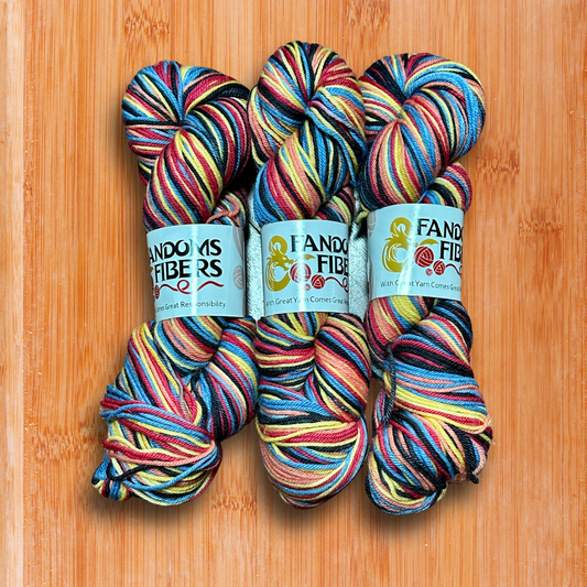 Witchy Delivery Service – Self-Striping Hand Dyed Yarn